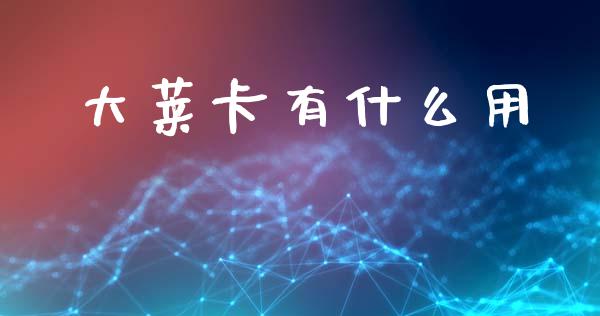 大莱卡有什么用_https://m.letulww.com_期货交易策略_第1张