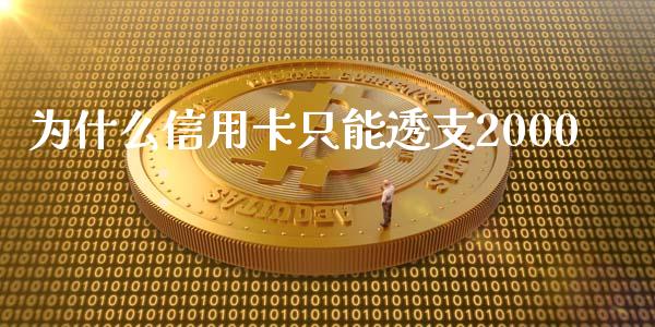 为什么信用卡只能透支2000_https://m.letulww.com_期货开户保证金_第1张