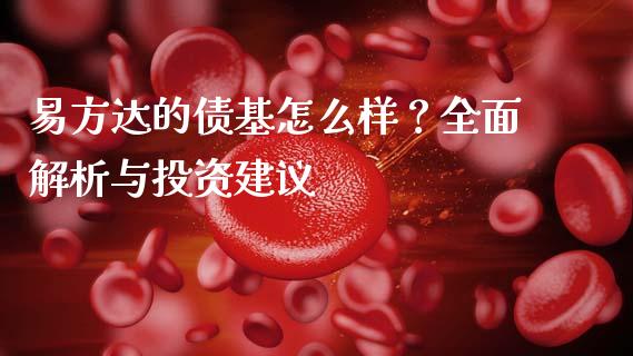 易方达的债基怎么样？全面解析与投资建议_https://m.letulww.com_股指期货交易时间_第1张