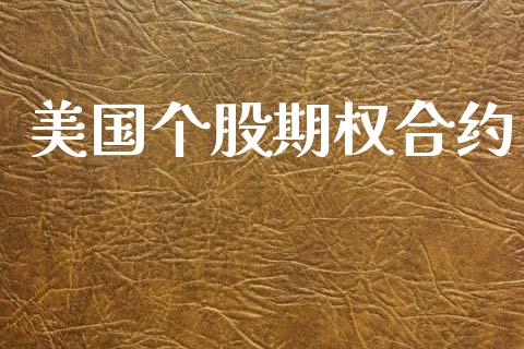 美国个股期权合约_https://m.letulww.com_股指期货交易时间_第1张