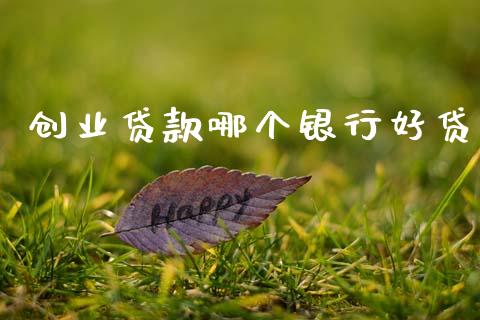 创业贷款哪个银行好贷_https://m.letulww.com_股指期货交易时间_第1张