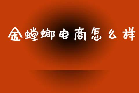 金螳螂电商怎么样_https://m.letulww.com_股指期货交易时间_第1张