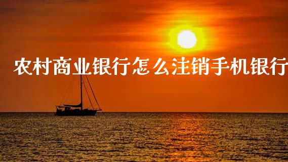 农村商业银行怎么注销手机银行_https://m.letulww.com_期货开户保证金_第1张