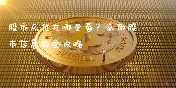 股市点位在哪里看？获取股市信息的全攻略_https://m.letulww.com_期货开户保证金_第1张