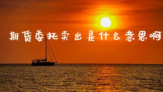 期货委托卖出是什么意思啊_https://m.letulww.com_期货交易策略_第1张