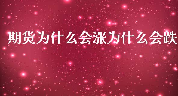 期货为什么会涨为什么会跌_https://m.letulww.com_期货交易策略_第1张