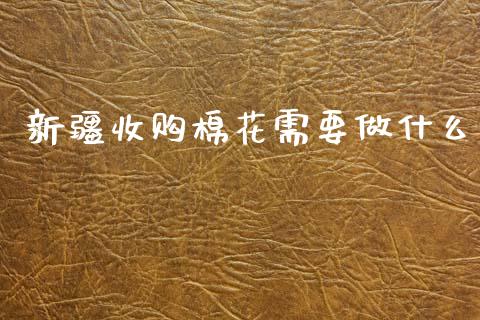 新疆收购棉花需要做什么_https://m.letulww.com_期货开户保证金_第1张