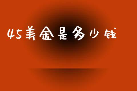 45美金是多少钱_https://m.letulww.com_期货交易策略_第1张