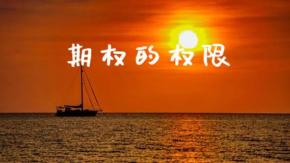 期权的权限_https://m.letulww.com_期货交易策略_第1张