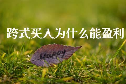 跨式买入为什么能盈利_https://m.letulww.com_期货交易策略_第1张