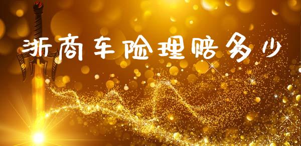 浙商车险理赔多少_https://m.letulww.com_期货交易策略_第1张
