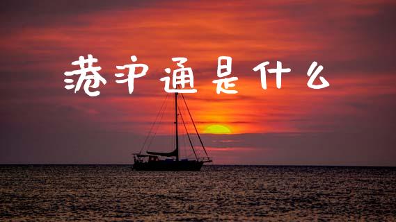 港沪通是什么_https://m.letulww.com_期货开户保证金_第1张
