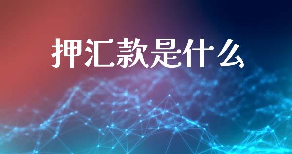 押汇款是什么_https://m.letulww.com_股指期货交易时间_第1张