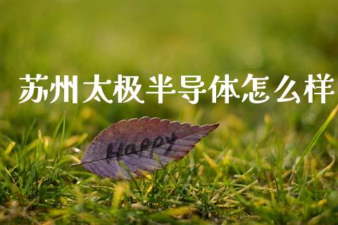 苏州太极半导体怎么样_https://m.letulww.com_期货交易策略_第1张