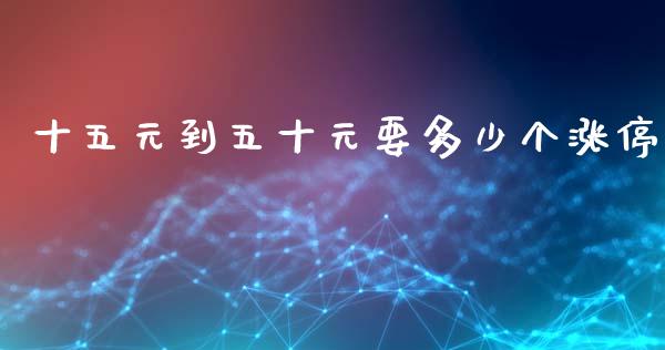 十五元到五十元要多少个涨停_https://m.letulww.com_期货开户保证金_第1张