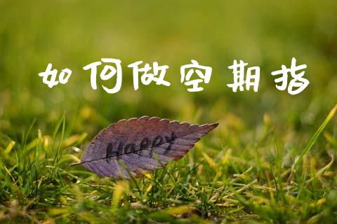 如何做空期指_https://m.letulww.com_期货交易策略_第1张