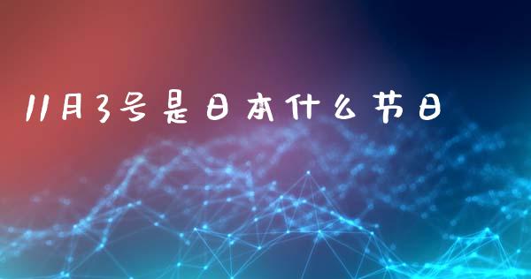 11月3号是日本什么节日_https://m.letulww.com_期货开户保证金_第1张