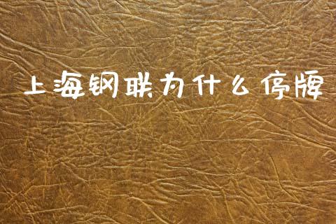 上海钢联为什么停牌_https://m.letulww.com_期货交易软件_第1张