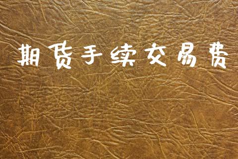 期货手续交易费_https://m.letulww.com_股指期货交易时间_第1张