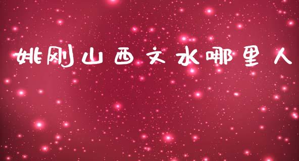 姚刚山西文水哪里人_https://m.letulww.com_期货交易软件_第1张