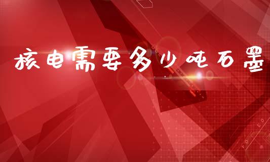核电需要多少吨石墨_https://m.letulww.com_期货交易软件_第1张
