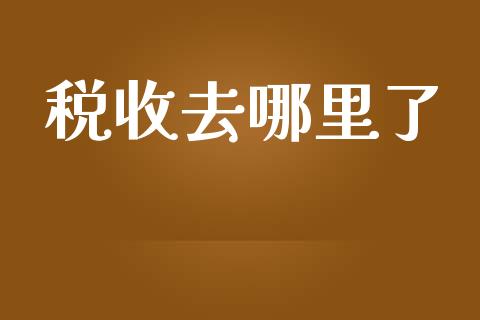税收去哪里了_https://m.letulww.com_期货开户保证金_第1张