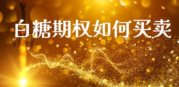 白糖期权如何买卖_https://m.letulww.com_期货交易策略_第1张