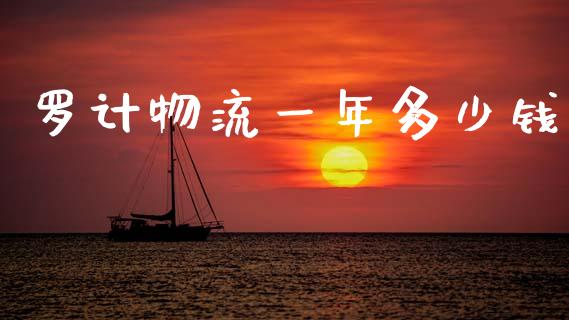 罗计物流一年多少钱_https://m.letulww.com_期货开户保证金_第1张