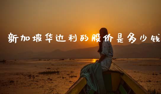新加坡华达利的股价是多少钱_https://m.letulww.com_期货开户保证金_第1张