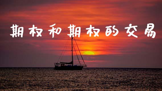 期权和期权的交易_https://m.letulww.com_期货交易策略_第1张