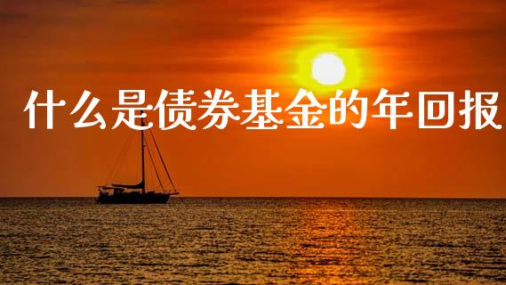 什么是债券基金的年回报_https://m.letulww.com_期货开户保证金_第1张