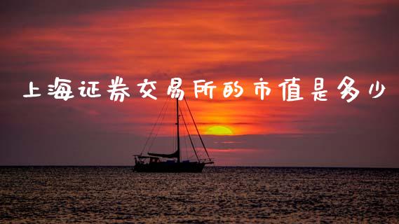上海证券交易所的市值是多少_https://m.letulww.com_期货开户保证金_第1张