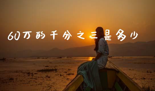 60万的千分之三是多少_https://m.letulww.com_股指期货交易时间_第1张