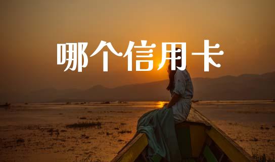 哪个信用卡_https://m.letulww.com_期货交易策略_第1张