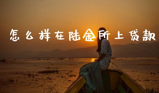 怎么样在陆金所上贷款_https://m.letulww.com_期货开户保证金_第1张