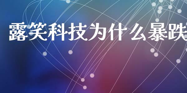露笑科技为什么暴跌_https://m.letulww.com_期货交易策略_第1张