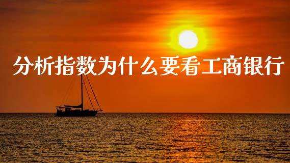 分析指数为什么要看工商银行_https://m.letulww.com_股指期货交易时间_第1张
