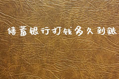 储蓄银行打钱多久到账_https://m.letulww.com_期货开户保证金_第1张