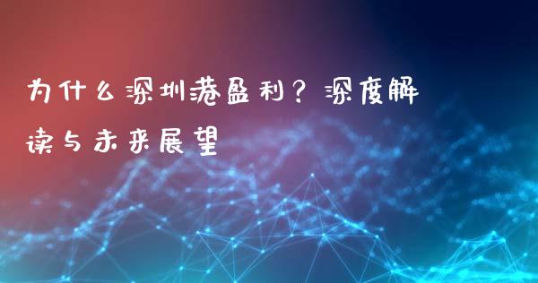 为什么深圳港盈利？深度解读与未来展望_https://m.letulww.com_期货交易软件_第1张