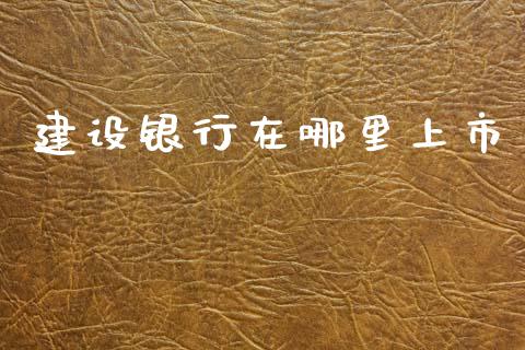 建设银行在哪里上市_https://m.letulww.com_期货开户保证金_第1张