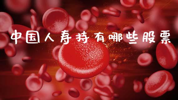 中国人寿持有哪些股票_https://m.letulww.com_期货交易策略_第1张