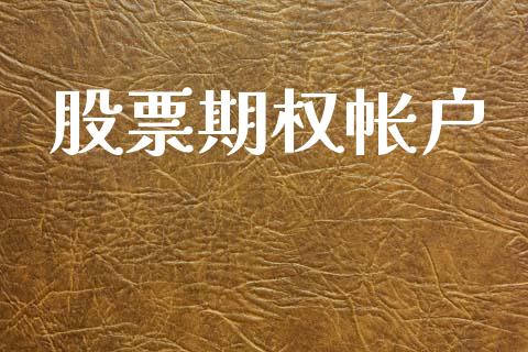 股票期权帐户_https://m.letulww.com_股指期货交易时间_第1张
