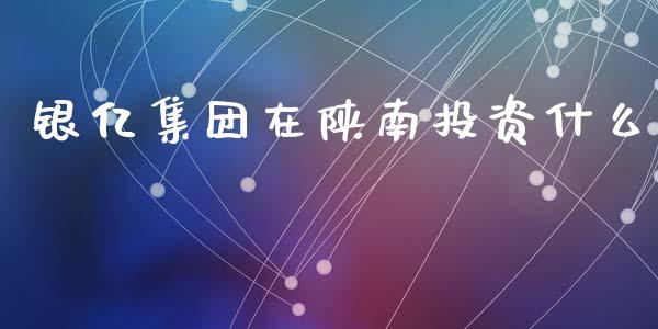 银亿集团在陕南投资什么_https://m.letulww.com_期货开户保证金_第1张