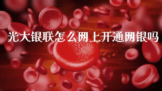 光大银联怎么网上开通网银吗_https://m.letulww.com_股指期货交易时间_第1张