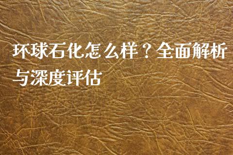 环球石化怎么样？全面解析与深度评估_https://m.letulww.com_期货开户保证金_第1张