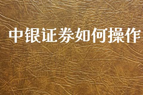 中银证券如何操作_https://m.letulww.com_期货交易策略_第1张