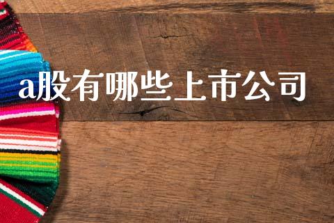 a股有哪些上市公司_https://m.letulww.com_股指期货交易时间_第1张