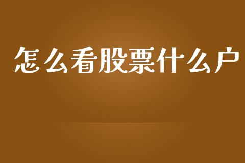 怎么看股票什么户_https://m.letulww.com_期货开户保证金_第1张