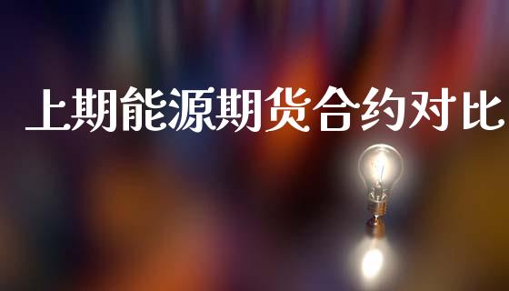 上期能源期货合约对比_https://m.letulww.com_期货交易策略_第1张