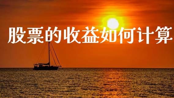 股票的收益如何计算_https://m.letulww.com_期货交易软件_第1张